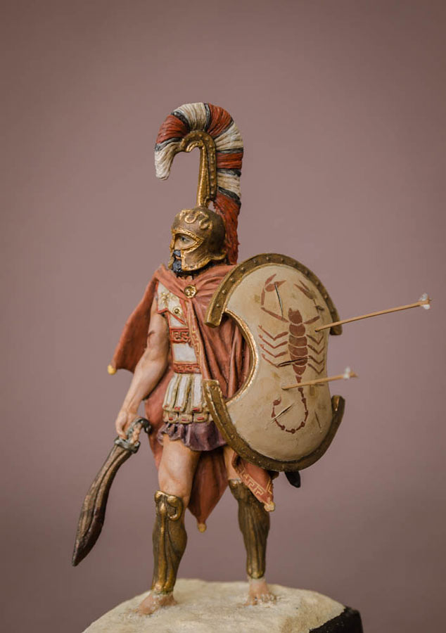 Figures: Greek hoplite, 5th cent. B.C., photo #4