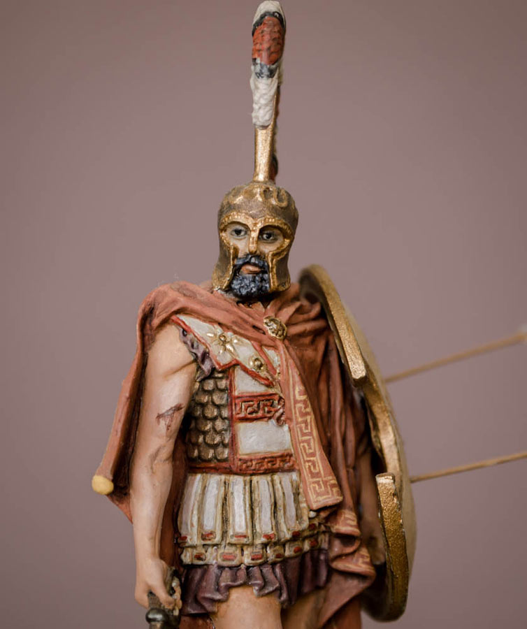 Figures: Greek hoplite, 5th cent. B.C., photo #5