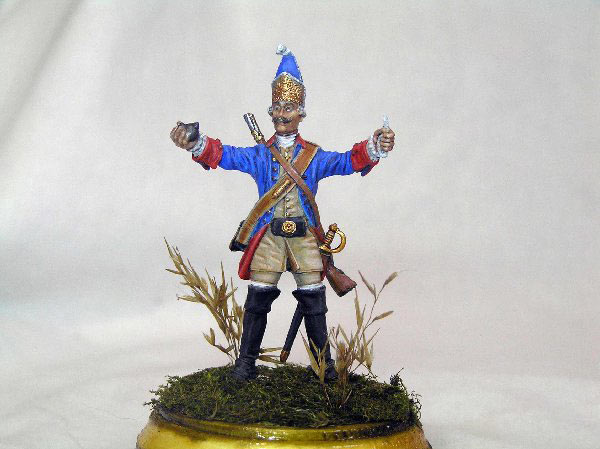 Figures: Grenadier, dragoons regt. Russia, 1732-42, photo #1