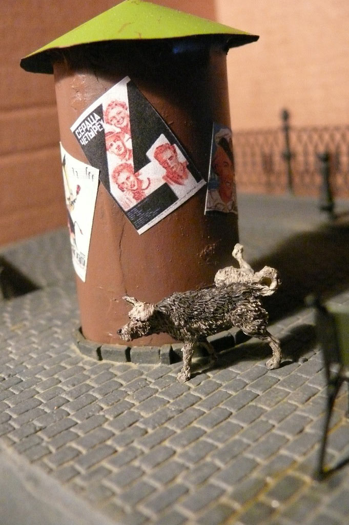 Dioramas and Vignettes: Militia patrol on the streets of Moscow, photo #5