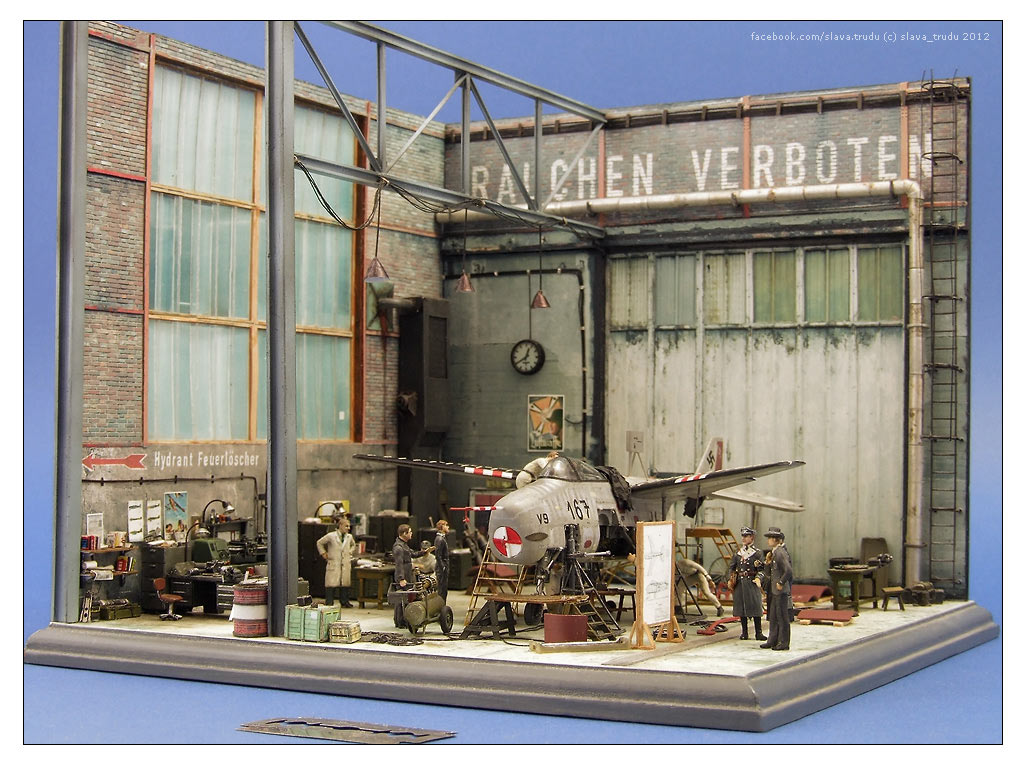 Dioramas and Vignettes: Flugzeugfabrik, 1946, photo #23