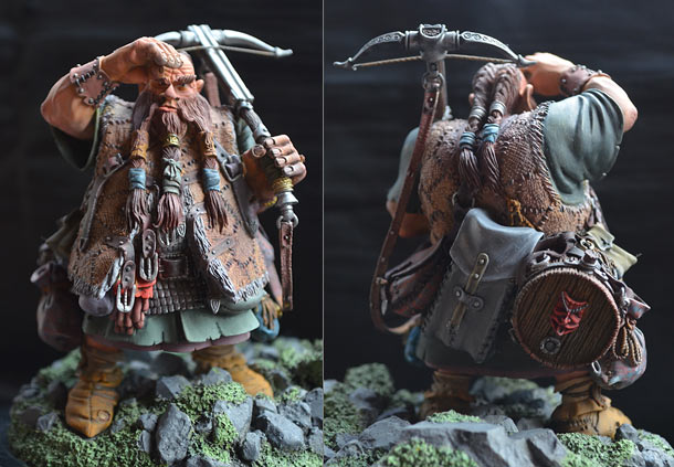 Miscellaneous: Dwarf with a crossbow