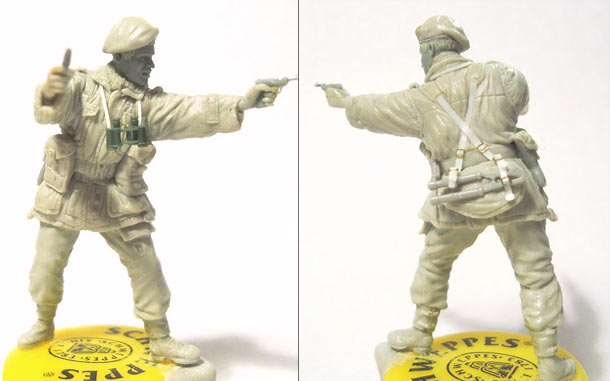 Sculpture: British SAS commander