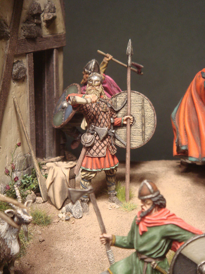 Диорамы и виньетки: Разбойники раннего средневековья (викинги), IХ в., фото #15