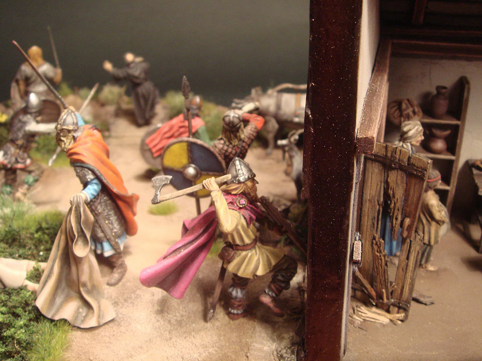 Dioramas and Vignettes: Foray of vikings, IX century, photo #8