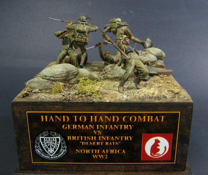 Dioramas and Vignettes: Hand-to-hand fight in the desert, photo #1
