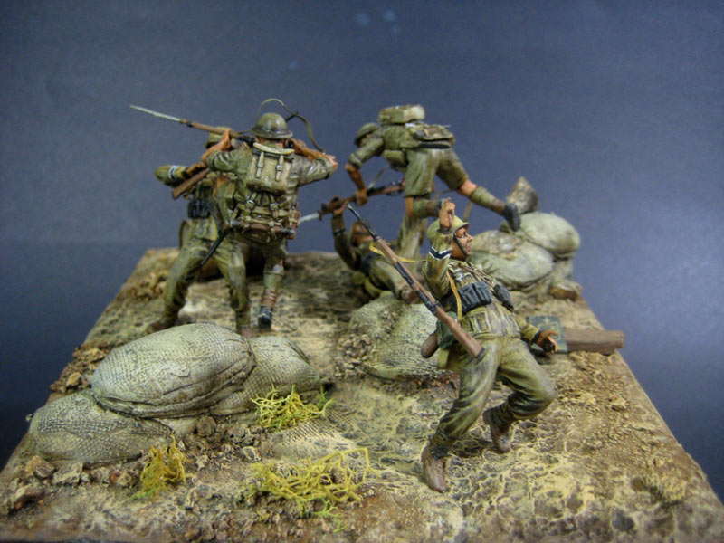 Dioramas and Vignettes: Hand-to-hand fight in the desert, photo #7