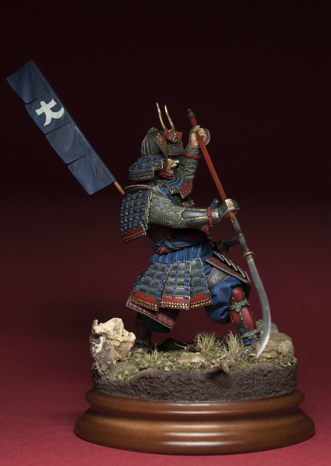Figures: Samurai with naginata, photo #3