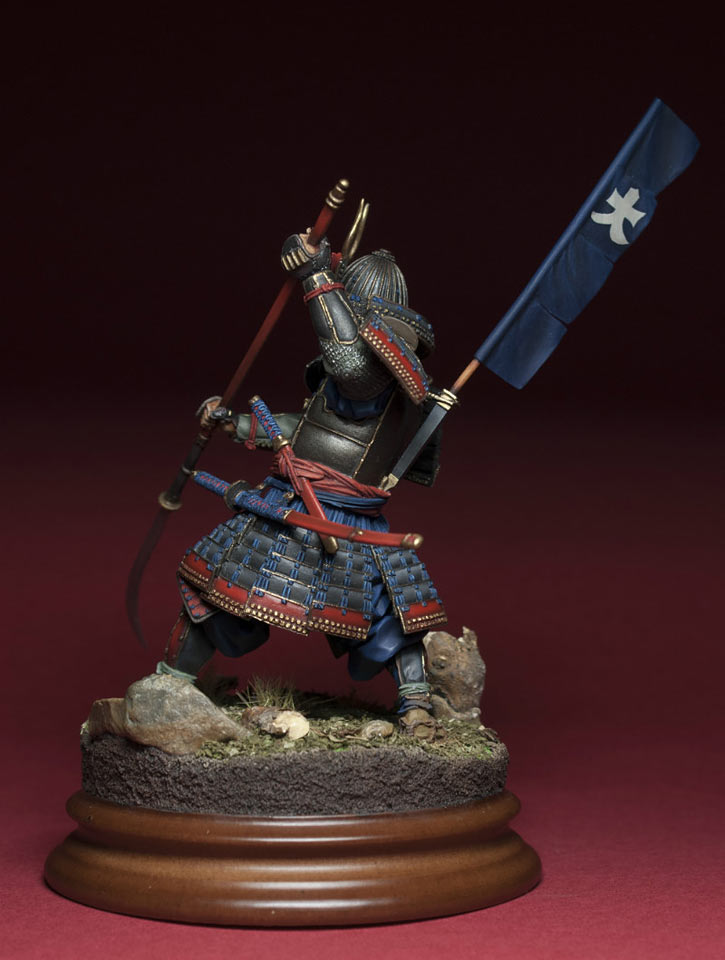 Figures: Samurai with naginata, photo #7