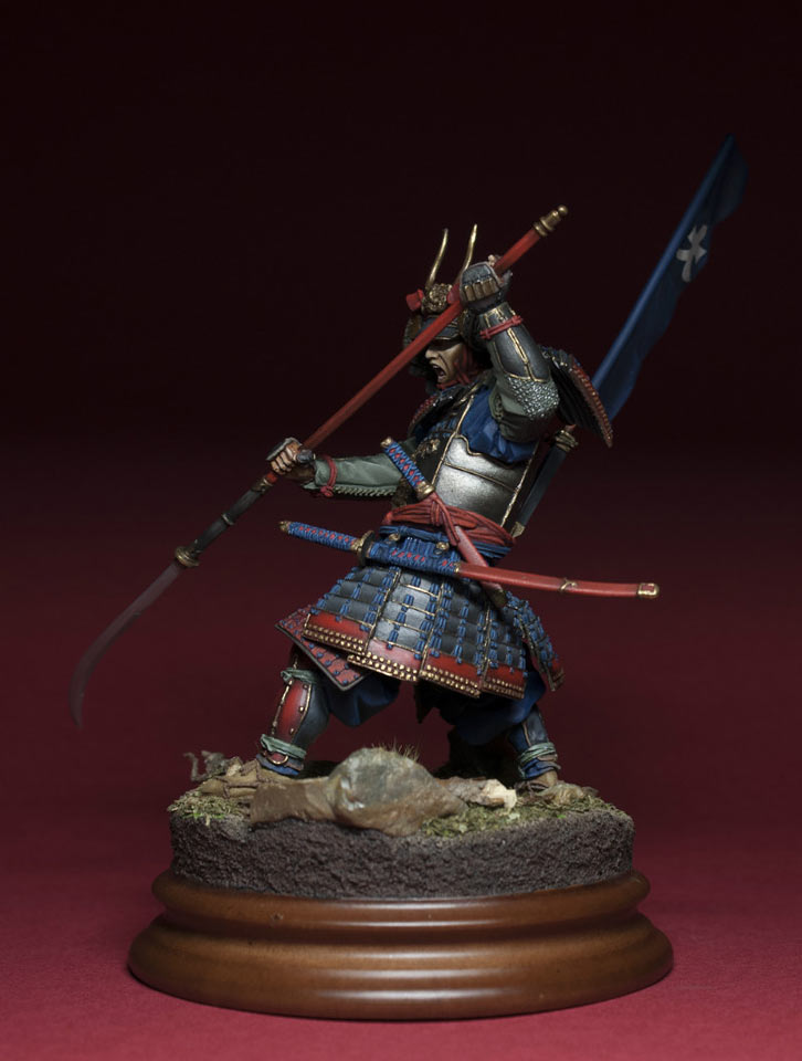 Figures: Samurai with naginata, photo #8
