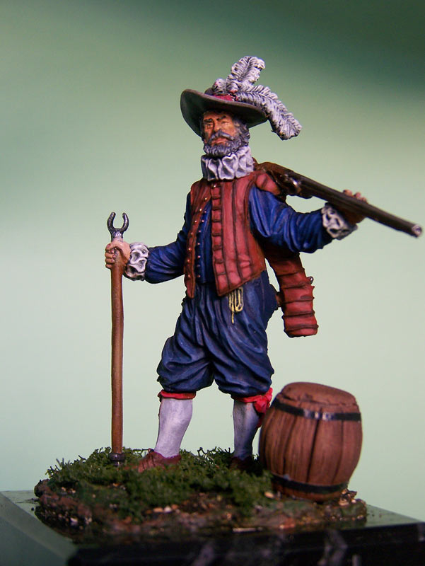 Figures: English veteran musketeer, 1588, photo #3