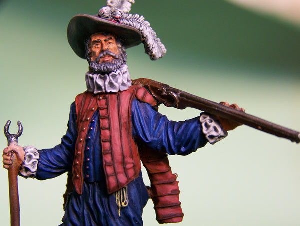 Figures: English veteran musketeer, 1588, photo #4