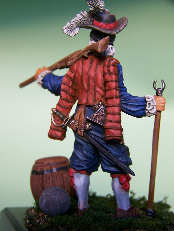 Figures: English veteran musketeer, 1588, photo #6