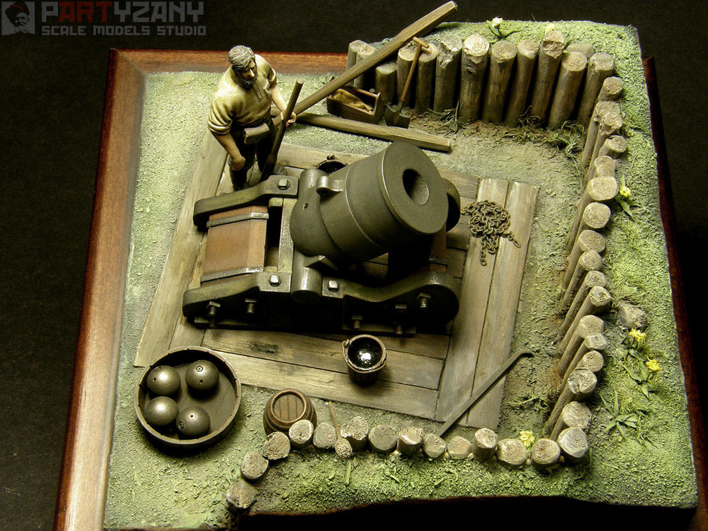 Dioramas and Vignettes: 10 Inch Seacoast Mortar (American Civil War, 1860), photo #10