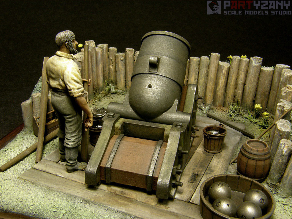 Dioramas and Vignettes: 10 Inch Seacoast Mortar (American Civil War, 1860), photo #7