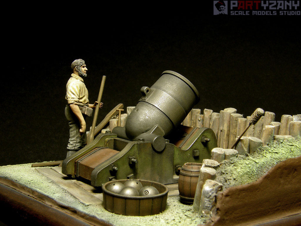 Dioramas and Vignettes: 10 Inch Seacoast Mortar (American Civil War, 1860), photo #8