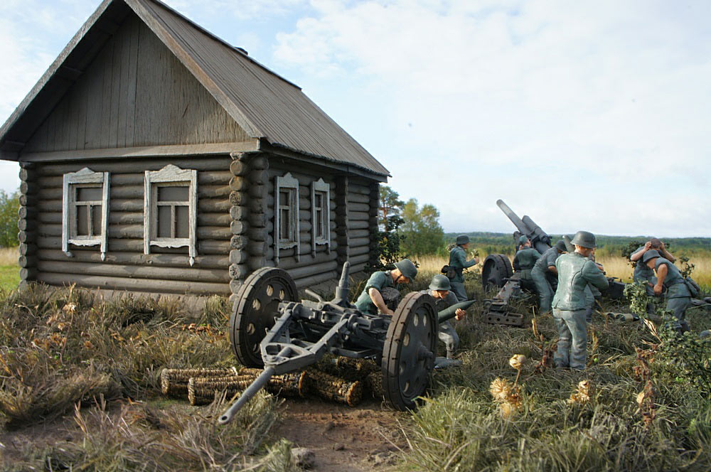 Dioramas and Vignettes: Artillerymen. Northern Russia, 1941, photo #2