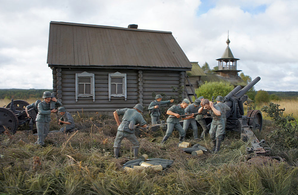 Dioramas and Vignettes: Artillerymen. Northern Russia, 1941, photo #6