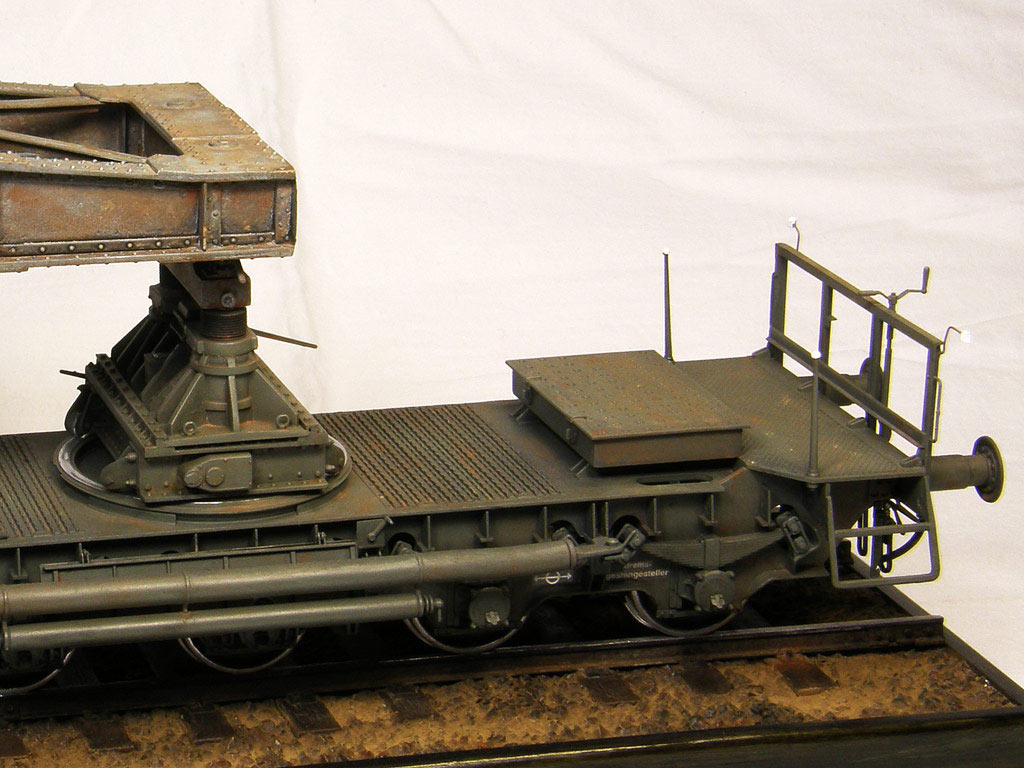 Dioramas and Vignettes: Karl-Gerät 041 on railway carrier, photo #14