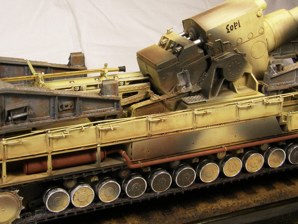 Dioramas and Vignettes: Karl-Gerät 041 on railway carrier, photo #18