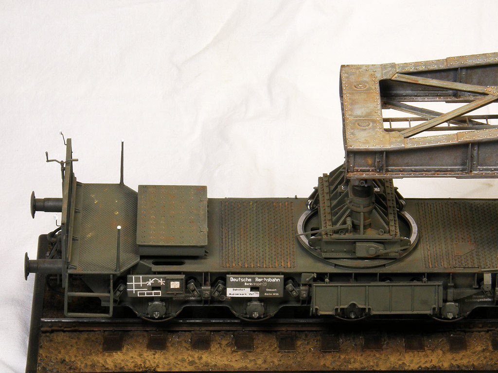 Dioramas and Vignettes: Karl-Gerät 041 on railway carrier, photo #3