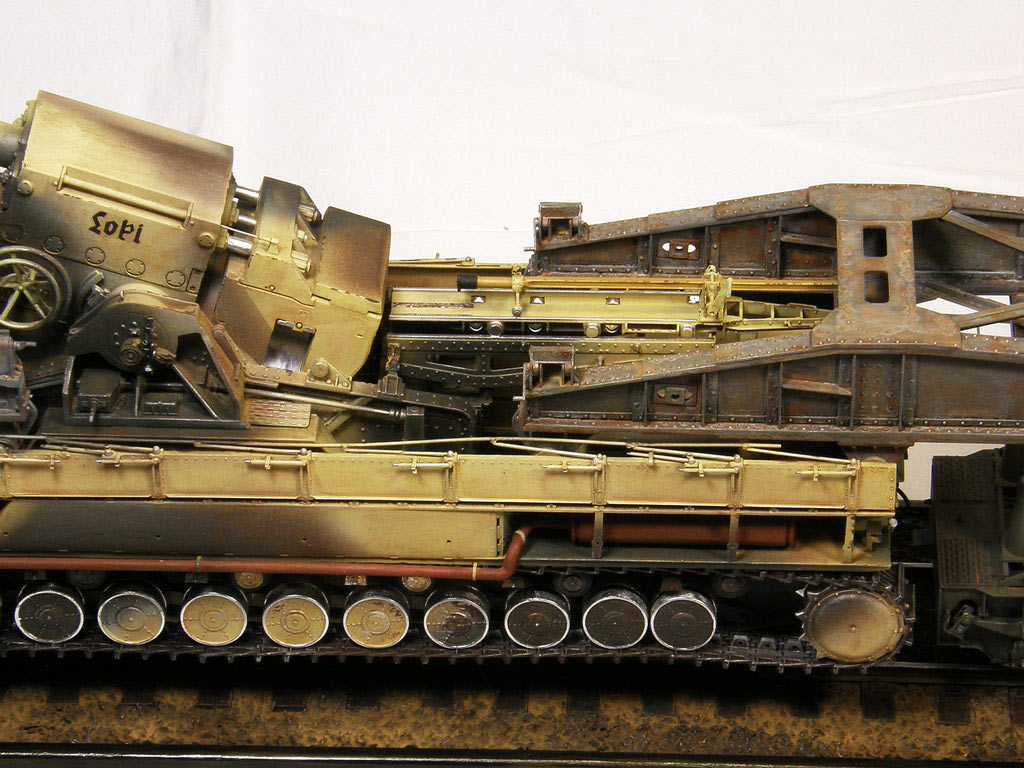 Dioramas and Vignettes: Karl-Gerät 041 on railway carrier, photo #9