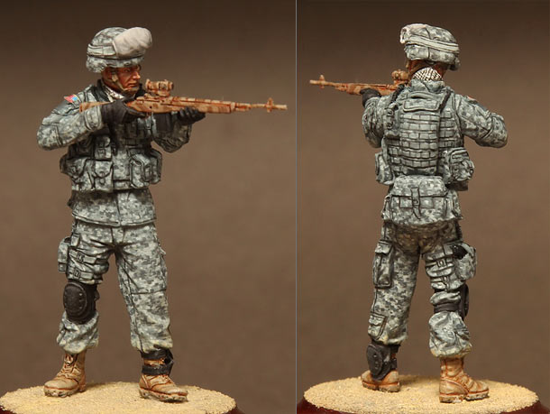 Figures: U.S. sniper with M14