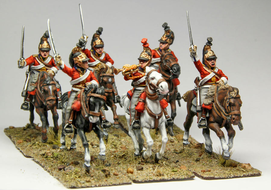 Фигурки: 1-й Гвардейский полк королевских драгун. Британия, 1815г., фото #1