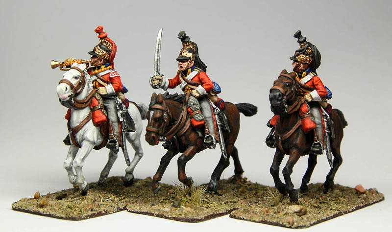 Фигурки: 1-й Гвардейский полк королевских драгун. Британия, 1815г., фото #3