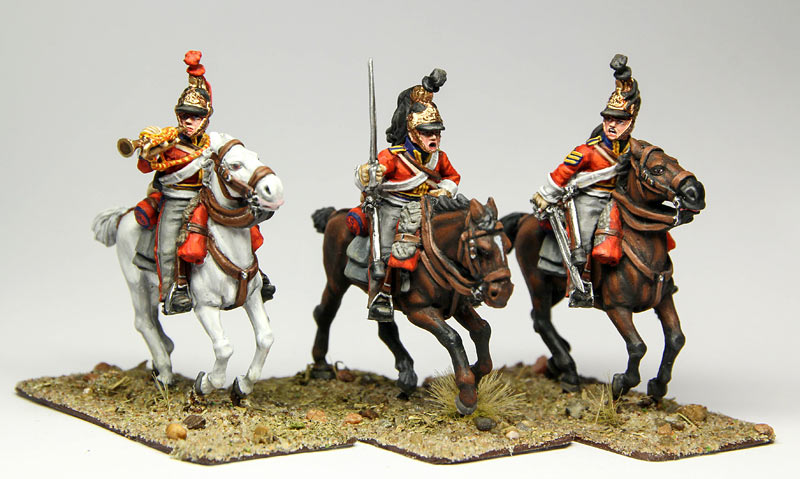 Фигурки: 1-й Гвардейский полк королевских драгун. Британия, 1815г., фото #4