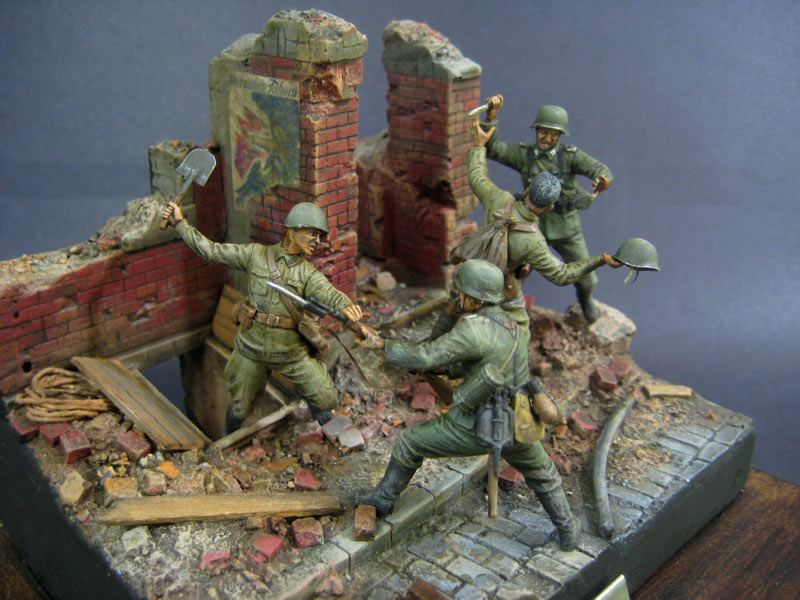 Dioramas and Vignettes: Hand to hand fight. Eastern front , photo #1