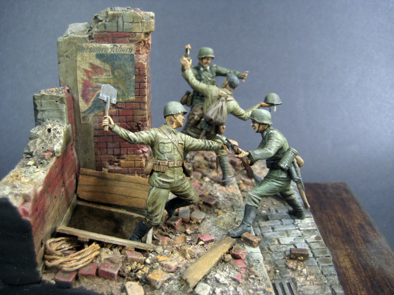 Dioramas and Vignettes: Hand to hand fight. Eastern front , photo #5