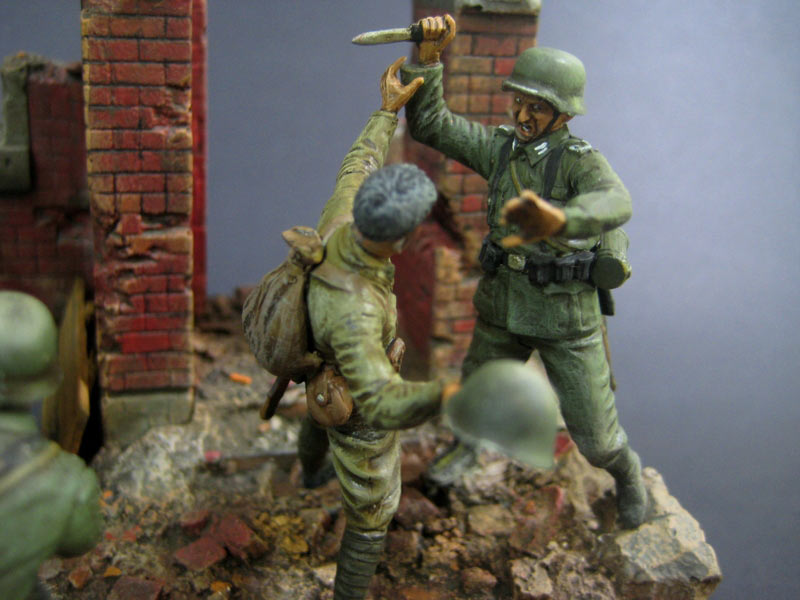 Dioramas and Vignettes: Hand to hand fight. Eastern front , photo #8