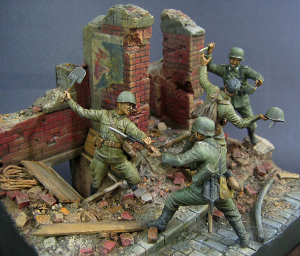 Dioramas and Vignettes: Hand to hand fight. Eastern front 