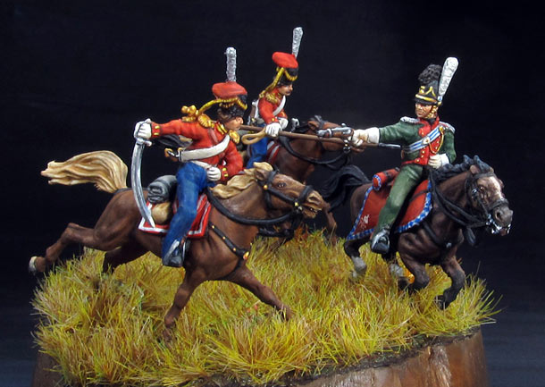 Dioramas and Vignettes: Charge of Leib Guard Cossacks