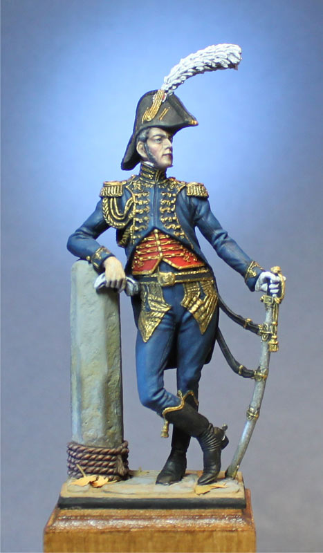 Фигурки: Командир батальона моряков Императорской Гвардии. Франция, 1809-14 гг. , фото #1