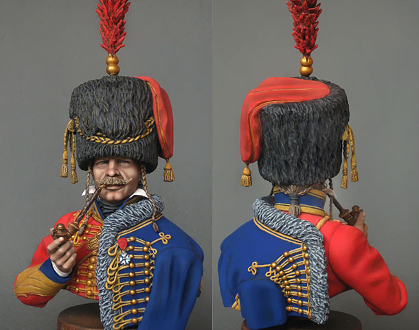 Figures: Captain, 6th Hussars regt. 1812