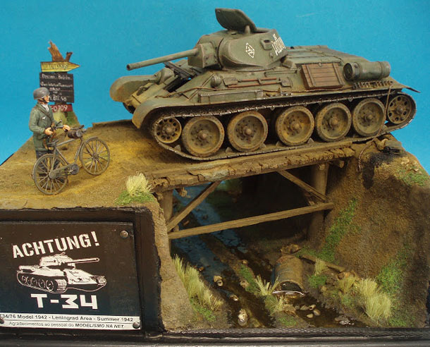 Dioramas and Vignettes: Achtung T-34