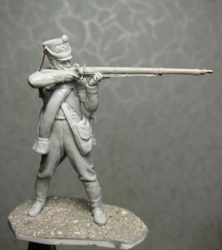 Скульптура: Унтер-офицер Лейб-Гвардии Егерского полка, 1812г., фото #6