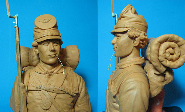 Sculpture: Union soldier, American Civil War