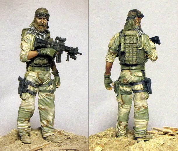 Figures: U.S. Special Forces operator, Afghanistan