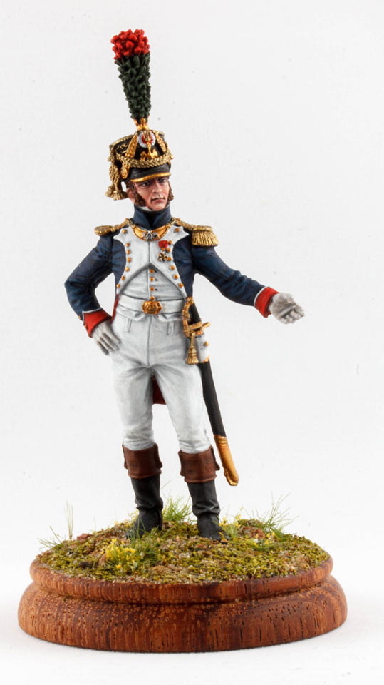 Figures: Officer, fusilier-chasseurs of Emperor's Guard, 1812-14, photo #2