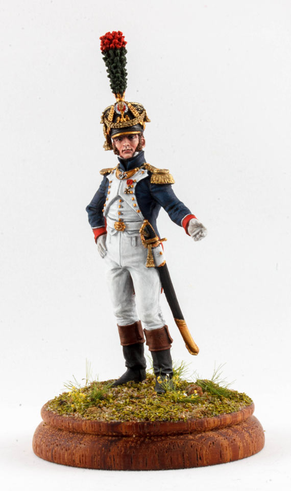 Figures: Officer, fusilier-chasseurs of Emperor's Guard, 1812-14, photo #4