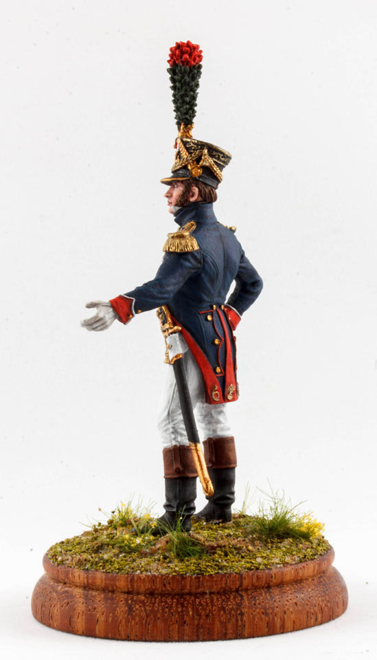 Figures: Officer, fusilier-chasseurs of Emperor's Guard, 1812-14, photo #5