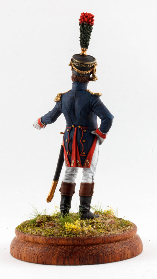 Figures: Officer, fusilier-chasseurs of Emperor's Guard, 1812-14, photo #7