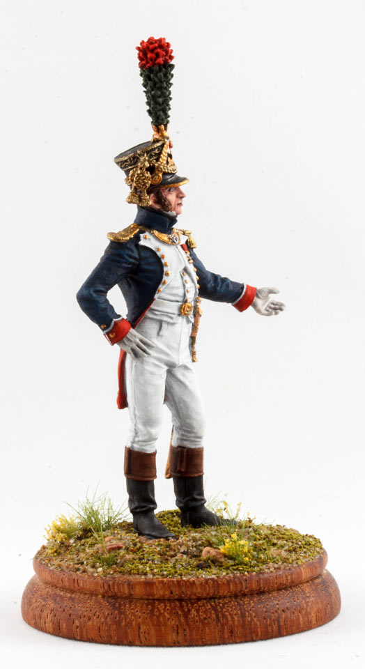 Figures: Officer, fusilier-chasseurs of Emperor's Guard, 1812-14, photo #8