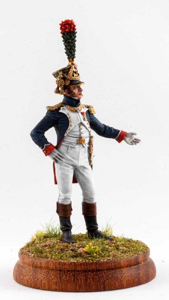 Figures: Officer, fusilier-chasseurs of Emperor's Guard, 1812-14, photo #9