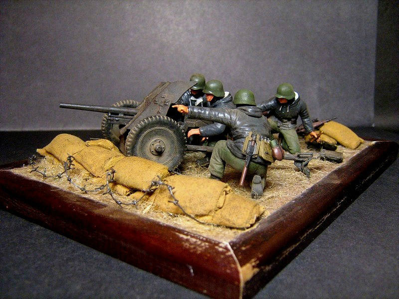 Dioramas and Vignettes: PaK.36 with crew, photo #1