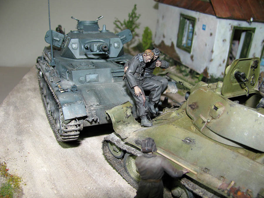 Dioramas and Vignettes: The last argument of tankmen, photo #13