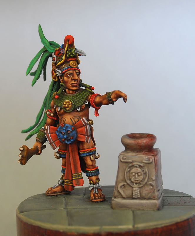 Figures: Mayan priest, photo #9